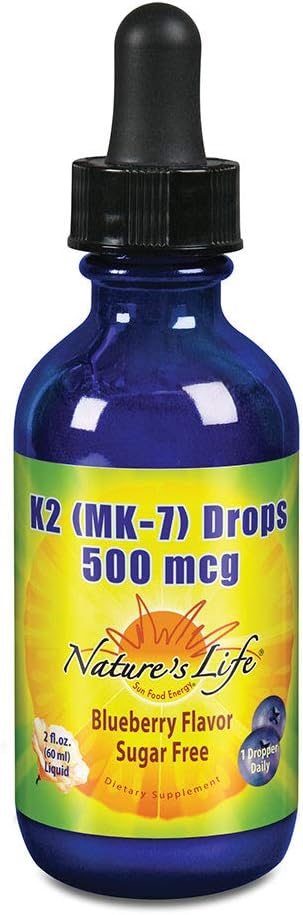 Nature's Life Vitamin K2 (MK7) Tropfen, 2 Unzen