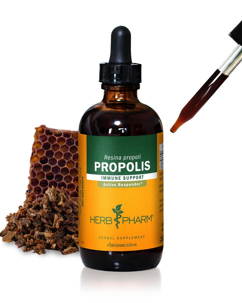 Kräuter Pharm Propolis Flüssiger Extrakt für Immunsystem Unterstützung - 4 Unze