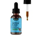 Animal Essentials Detox Blend - Supporto per il fegato per cani e gatti, Supplemento al fegato, Formula di erbe, Erbe di grado umano, Animal Wellness Tonics - 2 Fl Oz