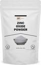 100% natürliches Zinkoxid-Pulver | Micronized Non-Nano Unbeschichtete Partikel 0.5 LBS / 227 GMS