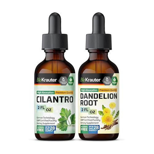 Cilantro Tincture 2 Fl. Oz. & Dandelion Tincture 2 Fl. Oz.