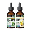 Cilantro Tincture 2 Fl. Oz. & Dandelion Tincture 2 Fl. Oz.