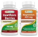 Best Naturals Hawthorn Berry 565 mg & Magnesium Glycinat 425 mg