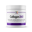 Stop Aging Now - Collagen360 con acido ialuronico - Peptidi di collagene polvere per sostenere capelli sani, unghie e pelle - aiuta a ridurre l'apparizione di linee e rughe sottili - Polvere 2.7 once