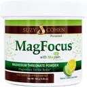 Suzy Cohen MagFocus Magnesium Threonate Powder Integratore alimentare 200mg, Nerve sana, Cognizione di supporto, Energia, Salute di uno, Stevia, Limone Flavor, 60 Serve
