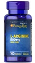 Puritan's Pride L-Arginine 500 mg, Herzgesundheitsunterstützung, 100 Count