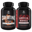 Bundle of Tri Phase Creatine Pillen 5g und Extra Strength Test Booster für Männer - Muskelmasse Gainer und Muskel-Recovery Creatine HCL Pyruvate - Natural Energy Supplement mit Horny Goat Weed