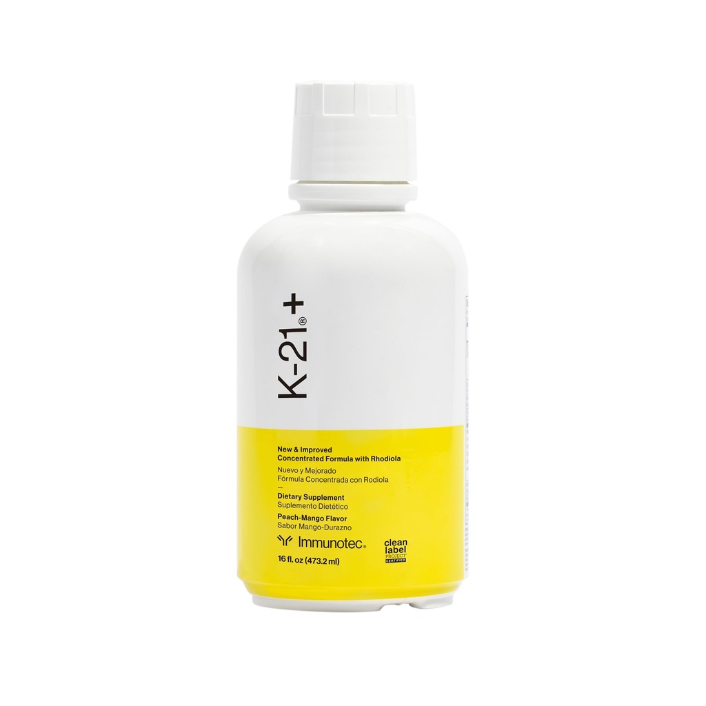 Immunotec - K-21Plus - Herbal Adaptogen mit Rhodiola Rhosea Root - Energie, Stimmung und Stressunterstützung