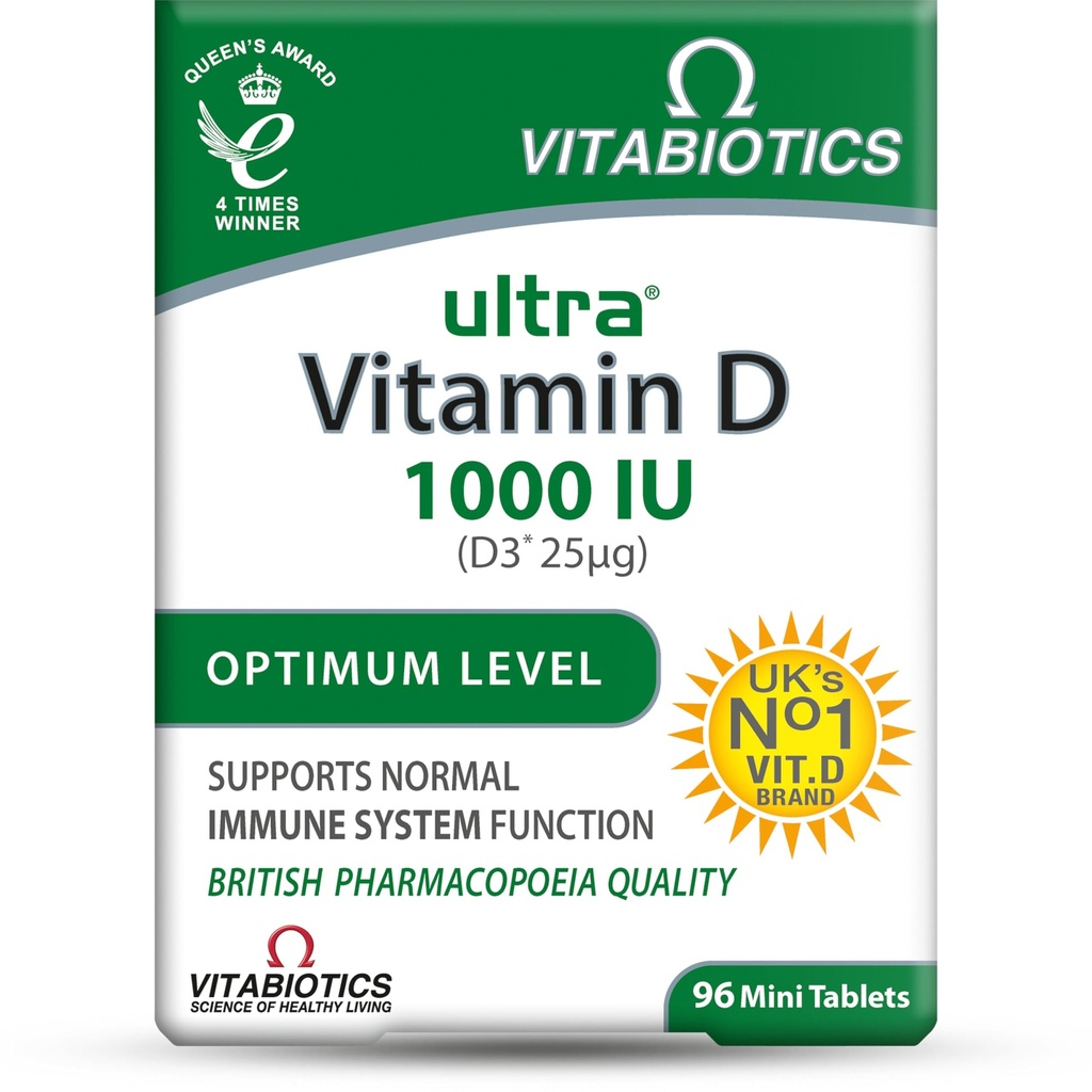 Ultra di Vitabiotics Vitamin D Tablets x 96