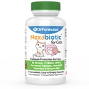DrFormulas Nexabiotic Probiotics for Cats Powder | Treats Diarrhea für Haustiere mit Saccharomyces Boulardii Lactobacillus Acidophilus, Best Probiotics Supplement for Digestive Health 30 Kapsel