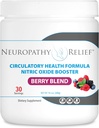 Neuropathy ReliefMC - Booster à oxyde nitrique de formule circulatoire - Mélange de baies - L-Arginine L-Citrulline