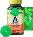 Vitamin A Supplement 2400 mcg, 250 Softgels mit Bundle Exclusive Vitamine & Mineralstoffe - A bis Z - Bessere Ligth&Spring Guide
