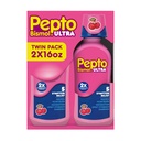 Pepto Bismol Liquid Ultra pour les nausées, les brûlures d'estomac, l'indigestion, l'estomac relevé et la diarrhée - 5 Symptom Fast Relief, Cherry Flavor 12 oz (paquet de 3)