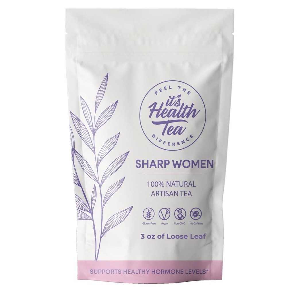 Hormonal Balance Kräutertee für Frauen – Koffeinfrei | Unterstützt Menstruationskomfort, Gesunde Flow & PMS Relief | 35 Teebeutel enthalten | 100% natürliche Kräutermischung