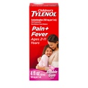 Kinder Tylenol Oral Suspension Medizin, Kinder flüssige Medizin Schmerzmittel & Fever Reducer für kalt + Flu Symptome, Aspirin-, Ibuprofen- & Alkohol-frei, Bubble Gum, 4 fl. oz