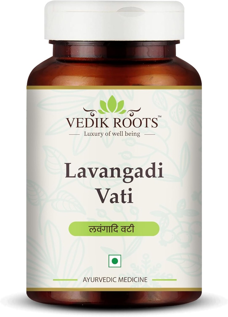 Lavangadi Vati - Natürliche Unterstützung für Nasal Komfort, Ayurvedische Atem Ergänzung, Verdauungshilfe, 120 Tabletten (Pack von 1)