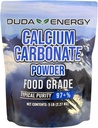Duda Energy FGcc5f Food Grade 97+% Carbonato di calcio dal Limestone di terra, 5 lb.