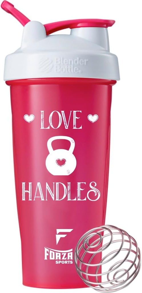 Bouteille de mélangeur de sport Forza x Classic 28 oz. Shaker - Poignées d'amour