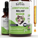 Relief de constipation des chats - Peut aider à réduire la constipation et les bowels bloqués, améliorer le mouvement des bowels, et beaucoup plus - Relief de constipation pour les chats - Laxative des chats - 1 fl oz - Arôme de poulet (2)