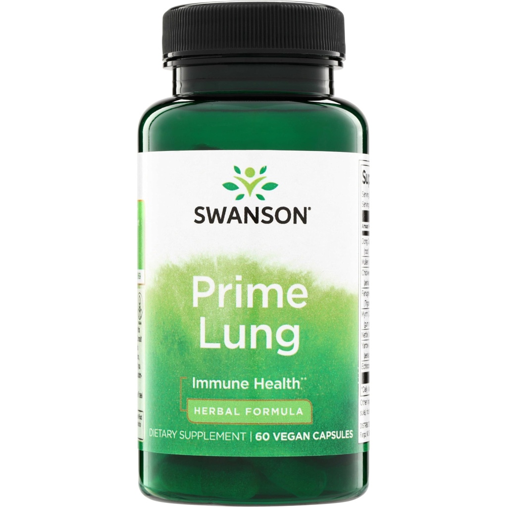 Swanson Prime Lung 60 Veg Caps