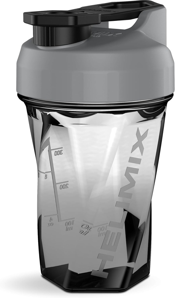 HELIMIX 1.5 Vortex Blender Shaker Bottle hält bis zu 20oz | Kein Blending Ball oder Whisk | USA Made | Portable Pre Workout Whey Protein Drink Shaker Cup | Mixes Cocktails Glatteies Shakes | Top Rack Safe