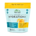TERRA ORIGIN Idratazione sana+ Imballaggio della polvere dell'elettrolita | Miscela della bevanda di sostegno del detox | Mezza N' Mezza Limonata tè freddo | 1 Stickpack per porzione (30 Serve)