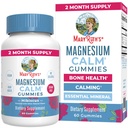 MaryRuth Organics Calm Magnesium Citrate Gummies | 2 mesi di alimentazione | Sugar Free | Magnesium Supplement per adulti | Stress Relief | Bone Health | Vegan | 60 Count