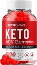 Crave Keto ACV Gummies - Formule avancée Crave Keto Plus ACV Gestion du poids Gummies Apple Cider Vinegar Crave ACV Gummies Dietary Supplément Avis Hommes Femmes (60 Gummies)