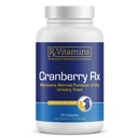 Vitamines RX Capsules de canneberge - Supplément de canneberge pour les chiens et les chats - Soutiens pour la santé du trac urinaire et la santé de la vésicule - Cat UTI Remède et chien UTI Prévention - Boost Immune Support - 90 comtes