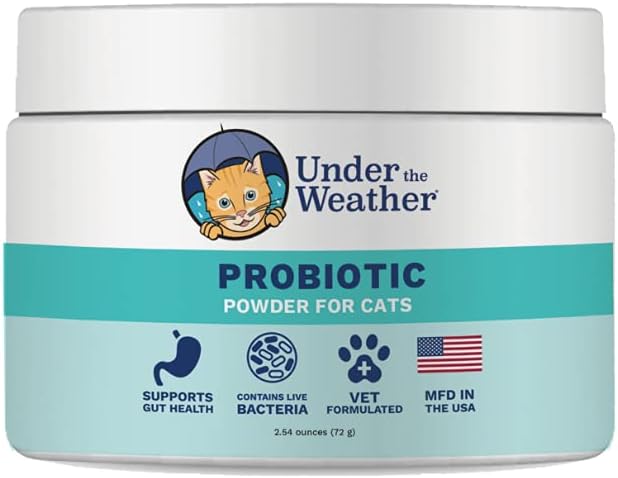Sous la météo Probiotiques pour animaux de compagnie Poudre pour les chats.