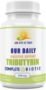 Il nostro quotidiano Vites Tributyrin Digestive Heath Probiotics | Complete Butyrate Supplement | 550 Mg Delayed-Release Softgels | Supporto immunitario| 90 Servings | Vegan Formula