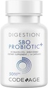 Codeage SBO Probiotiques 50 milliards d'UFC, organismes multisouches à base de sol, supplément de probiotique stable sur plateau, mélange botanique fermenté biologique et prébiotique, formule de 7 jours, 14 capsules