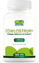 Integratore di Colostrum 4 in 1, Collagene, Selenio & Vitamina C - 2100 mg per il sistema immunitario e il supporto della pelle - 120 capsule vegane, senza glutine