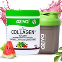 OZiva Vegan Collagen (Watermelon) mit Biotin & Vitamin C Für hellere und jugendliche Haut | Collagen Supplement für Frauen & Männer | Pflanzenbasiertes Pulver | Zertifiziert Vegan 125g + Shaker
