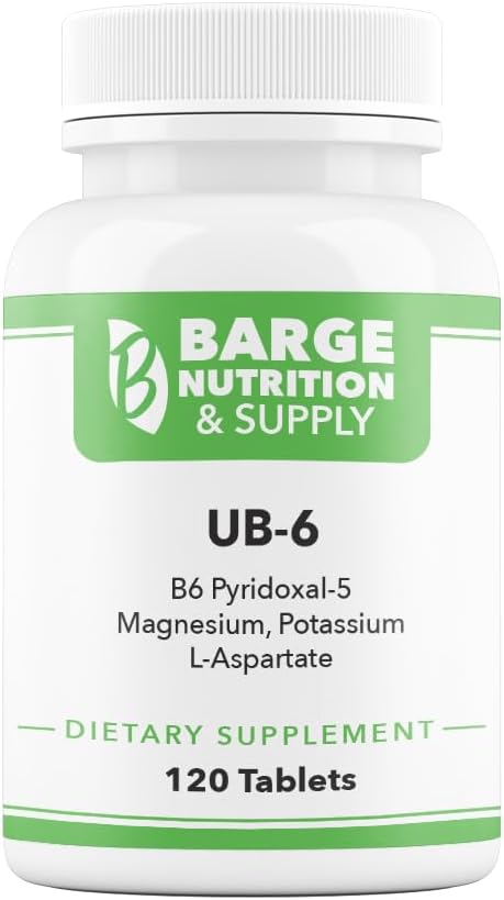Barge Nutrition & Supply UB-6 per la neuropatia, la risposta di stress e la produzione di energia (120 compresse)