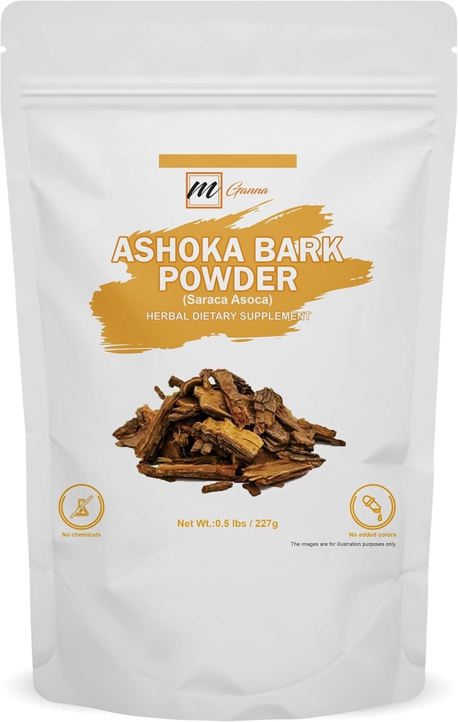 100% Natürliches Ashoka Bark/Saraca Asoca Pulver für Gesundheit und Hautpflege 0,5 LBS / 227 GMS