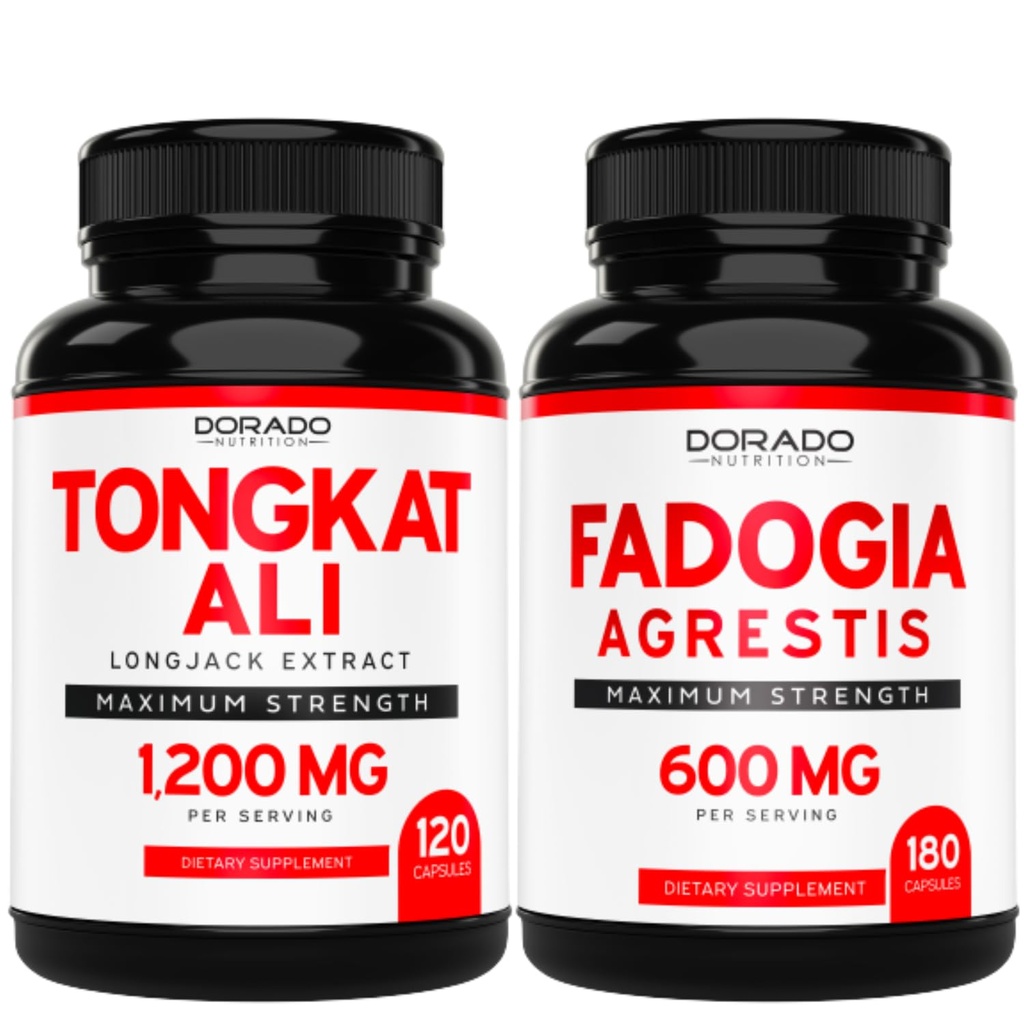 DORADO NUTRITION Tongkat Ali Extract (Longjack) Eurycoma Longifolia et Fadogia Agrestis 600mg Extrait