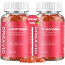 DREAVIO Keto ACV Gummies Perdita di peso avanzata- Zucchero gratis 1000mg di aceto di sidro di mele Gummies per le donne e gli uomini, Vegan Keto Apple sidro supplemento di aceto per adulti