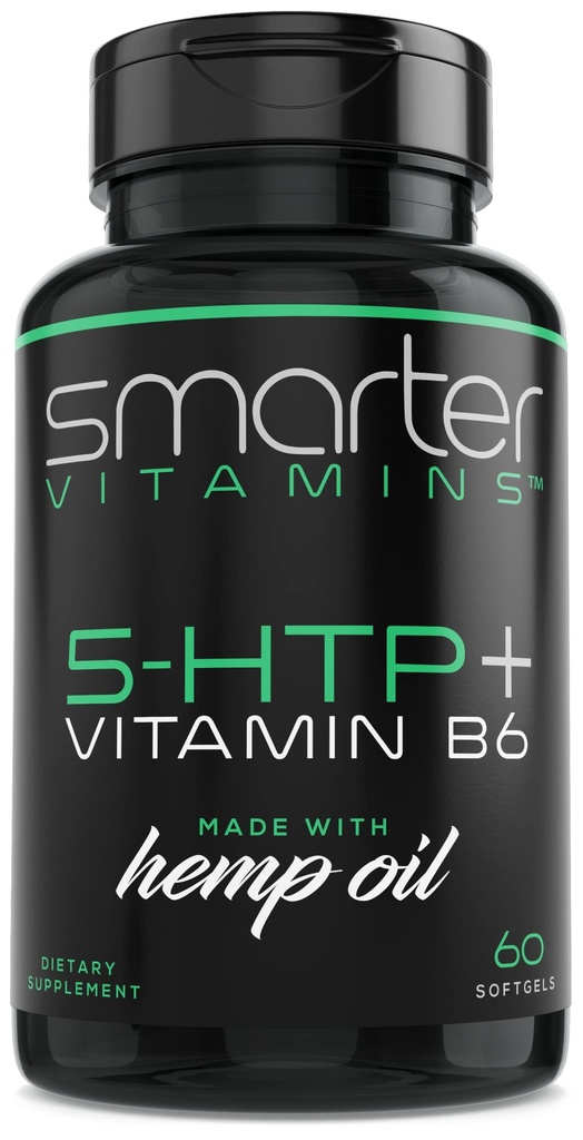 200mg 5-HTP + Vitamin B6, Extended Time Release, 60 Softgels, 30 Servietten