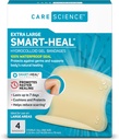 Care Science Smart Heal Hydrocolloid, groß, 2.3 in x 3 in, 4CT | 100% wasserdichtes Siegel fördert Heilung, reduziert Narben