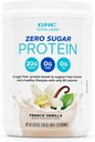 GNC polvere di proteine di zucchero zero magra, 20g, senza zucchero, senza grassi, 90 calorie, vaniglia francese, 20 porzioni