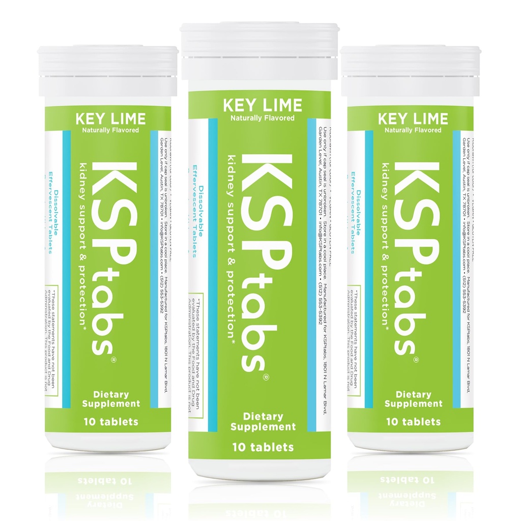 Key Lime All Natural Hydration Health Supplement, 3 Pack