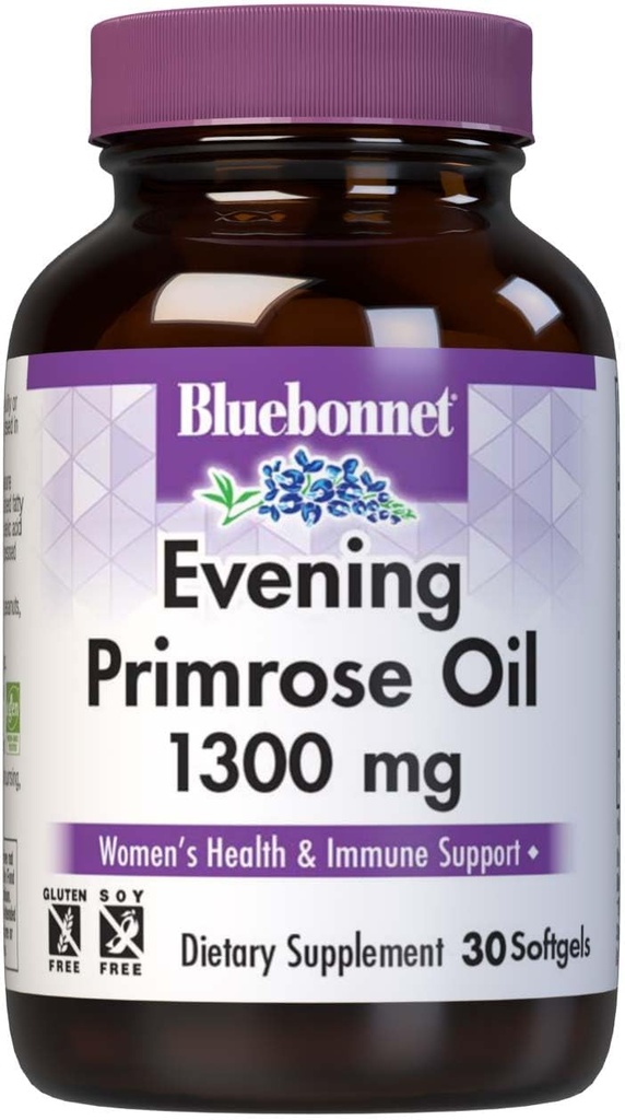 BlueBonnet sera Primrose olio Softgels, 1300 mg, 30 conte