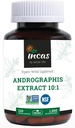 Incas Andrographis Capsules Max Andrographides - 1.000 mg Dimensione di servizio (120 capsule) - Studi clinici per la salute del sistema immunitario & non OGM Verificato da NSF