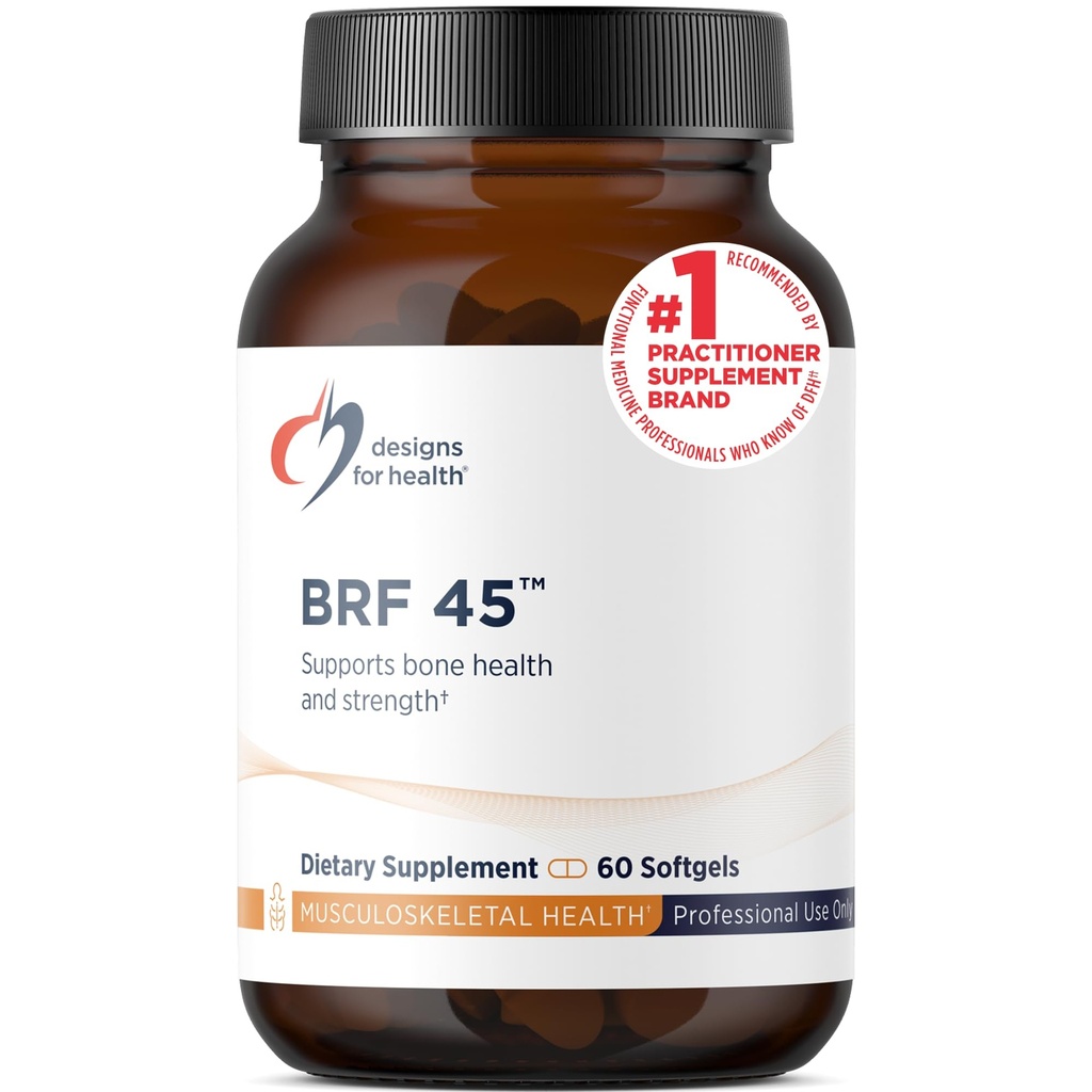 Conceptions pour la santé BRF 45 - Vitamine K1 + Vitamine K2 comme MK-4 pour promouvoir la force osseuse, le vieillissement en santé + la santé artérielle - 2 formes de vitamine K + GG pour aider la production de vitamine K2 MK4 (60 softgels)