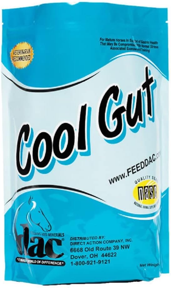 DAC Cool Gut 5 lb Cheval mature soutient l'estomac gastrique pH Santé Bowel Layers Supplément