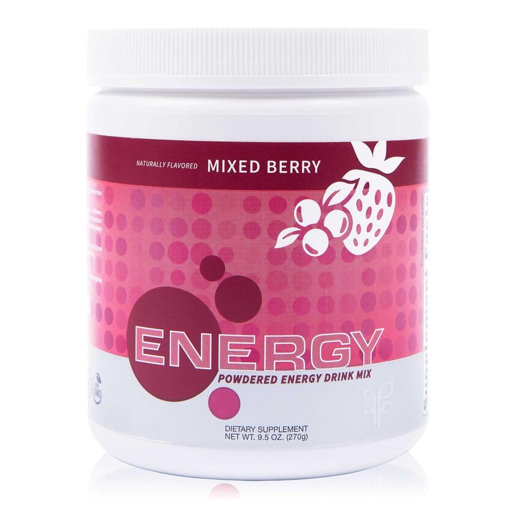 Reine Energie mit Weizen Gras gemischte Beere Zuckerfreie Pulver-Mischung Nahrungsergänzungsnetz Wt. 9.5 oz (270g)