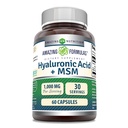 Formules étonnantes Acides hyaluroniques et supplément MSM (1000 Mg par portion)