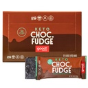 Tant mieux ! Snacks Chocolate Fudge Keto Protein Bar, végétalien, sans soja et sans gluten, substitut de repas à faible teneur en sucre, 11g de protéines élevées, Snack santé naturel, pour les athlètes et les modes de vie actifs, 3g de glucides nets, 12 bars