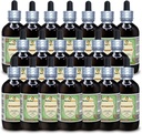 Glycérite, extrait liquide sans alcool séché biologique (marque: HerbalTerra, fièrement fabriqué aux États-Unis) 20x4 fl.oz (20x120 ml)